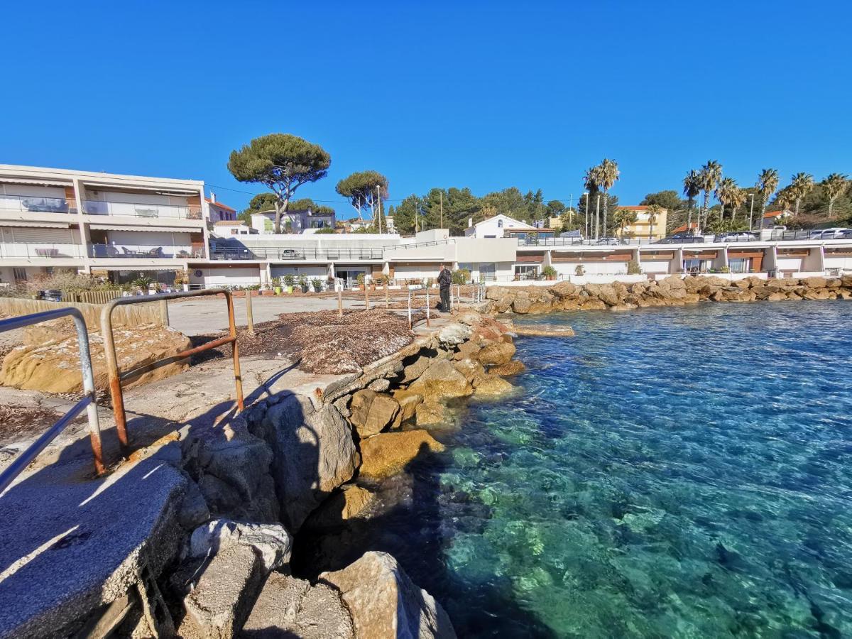 Les Pieds Dans L'Eau Plage Saint-Jean La Ciotat Bagian luar foto